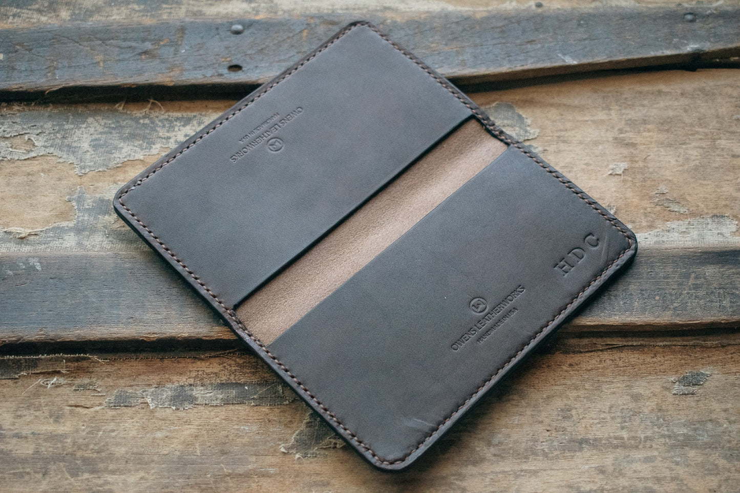 The JT - Premium Leather Checkbook Cover